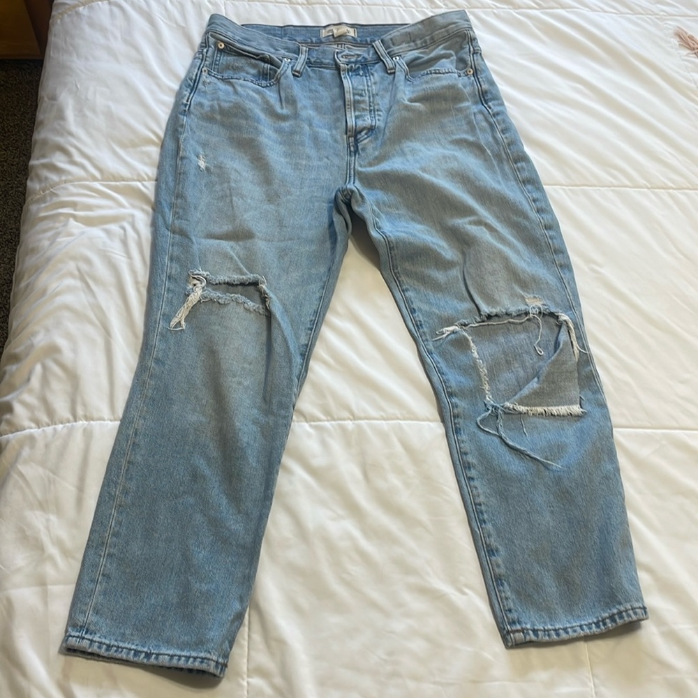 Madewell jeans. The perfect vintage crop jean size 31